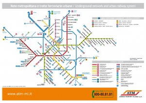 Pianta metro Milano